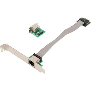 Yosoo Gigabit Ethernet Server Adapter M.2 Key Ethernet, 1000M RJ45 Single Port Ethernet NIC Adapter for Industrial Computer, Single Port RJ45 Ethernet Adapter Industrial Network Card