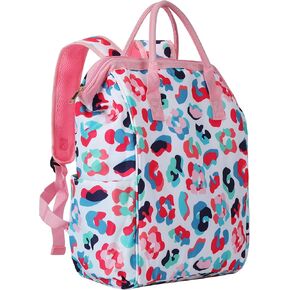 حقائب ظهر للظهر برودة Women Leak Leak Proof Propack Pass Cooler Bass خفيفة الوزن على ظهر الغداء الناعم مع مقصورة أكثر برودة ، وبرودة نبيذ للتخييم ، 24 علبة ....... (Leopard-D) in Kuwait