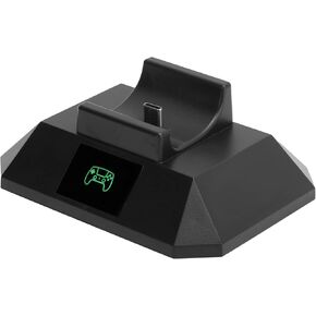 Controller Charger,Controller USB Charging Station Dock with Display Screen,for Gamepad,Save Space and Purify The Desktop