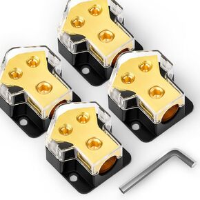 4pcs توزيع الطاقة صوت سيارة ، 2 الطريق 0/2/4 مقياس في 4/6/8