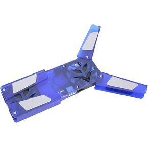 Laptop Cooling Pad, Computer Cooling Pad, USB Portable Foldable Cooler Fan for Students & Business Man (Blue)