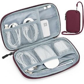 CICIKIEA Cable Cable Cable Pouch-Electronic Organizer Care Case Plantable Case Case All-In-One حقيبة تخزين إلكترونية للحبل والشاحن والهاتف وسماعة الأذن والأسود