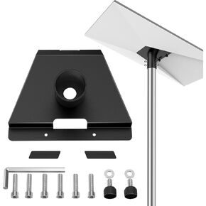 Starlink Gen 3 Pipe & Pole Mount Adapter Kit, Upgraded Thickened Mount for Standard & V3 Kickstand Dishes, Easy Installation, Pipe & Pole Not Included