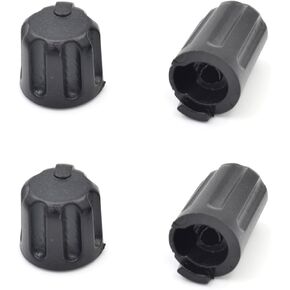 Two Way Radio Volume + Channel Knob Button Cap for Motorola Radios RMU2080 RMV2080 RMU2080D RDU4100 RDU4160D XT400 XT420 XT460 Walkie Talkie Replacement Accessories 2Pair