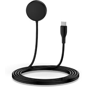 USB C Samsung Watch Charger Magnetic Wireless Fast Charging Pad for Samsung Galaxy Watch 7/6 Classic/6/5 Pro/5/4/4 Classic/3/Active 2/Active,Wireless Samsung Galaxy Watch Charger with 3FT Type C Cable