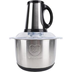 Food Processor, 5L SUS Stainless Steel Electric Vegetable Chopper, High Efficiency Kitchen Meat Grinder with 500W Copper Motor for Vegetables Potatoes Onions Garlics Fruit Nuts