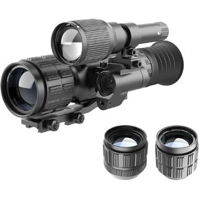 Oneleaf.ai Commander NV500 4K Digital Night Vision Riflescope with Rangefinder, Waterproof, Fogproof, 3864x2228 Resolution (NV500 2X4X LRF)