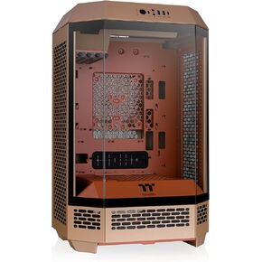 Thermaltake Tower 300 Gravel Sand Micro-ATX Case; 2x140mm CT Fan Included; Support Up to 420mm Radiator; Optional Chassis Stand Kit Allows Horizontal Display; CA-1Y4-00SGWN-00; 3 Year Warranty
