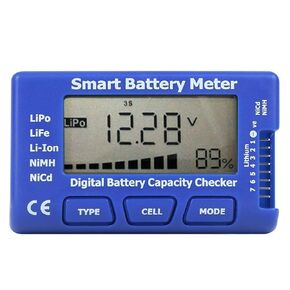 5-in-1 Battery Meter, Intelligent Digital Battery Meter Battery Testers,Battery Capacity Checker with LCD Backlight Display,6.5V - 29.4V