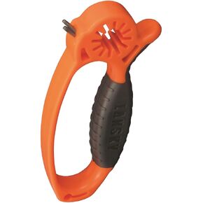 Lansky 3-in-1 Broadhead Sharpener Tool with Broadhead Wrench and Tungsten Carbide Sharpener (Orange) - LTCBH