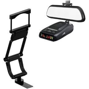 Rearview Mirror Radar Detector Mount,Aluminum Rearview Mirror Bracket Suitable for UNIDEN R1 R2 R3 R4 DFR3 DFR6 DFR7,Radar Detector Rearview Mirror Stem Mount (Compatible with Uniden Radar Detector)