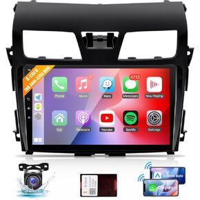 Leadfan Car Stereo Radio for Nissan Teana Altima 2013 2014 2015 2016 2017 2018 Wireless Carplay & Android Auto, 10.1 inch Touch Screen for Nissan Android Stereo Bluetooth in Dash GPS WiFi FM SWC