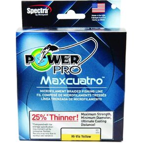 Power Pro MAXCUATRO 80LB 500YD HIVSYLW