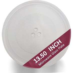 لوحة زجاجية ميكروويف 13.5 بوصة 34.3 سم لوحة ميكروويف متوافقة مع LG ، GE ، Magic Chef ، Whirlpool W10531726 Microwave Plater in Kuwait