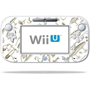 MightySkins Skin Compatible with Nintendo Wii U Gamepad Controller – Retro Lures | Protective, Durable, and Unique Vinyl Decal wrap Cover | Easy to Apply, Remove, and Change Styles | Made in The USA