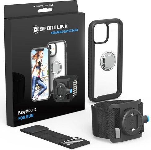 SportLink متوافق مع iPhone 13 Running Arm -Arm -Arm -Armonder Collder لتشغيله مع Clear Screatproof Case & Phone Ring حامل للياقة الرياضية الرياضية in Kuwait