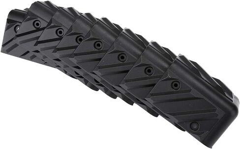 8PCS Thickening Speaker Corner Protector Plastic Rightangle Wrap Angle with Screw Kits Black, HighQuality Material, AntiWear, AntiCollision, Suitable for Stage Professional Speaker in Saudi Arabia