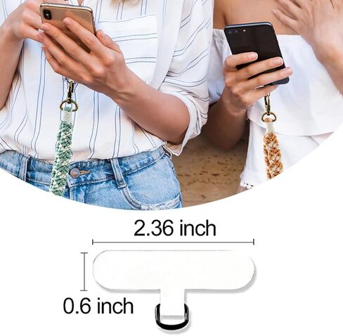 Phone Tether Tab, Cell Phone Lanyard Patch, iPhone Strap Connector for Full Phone Case, Cellphone Accessories in Saudi Arabia
