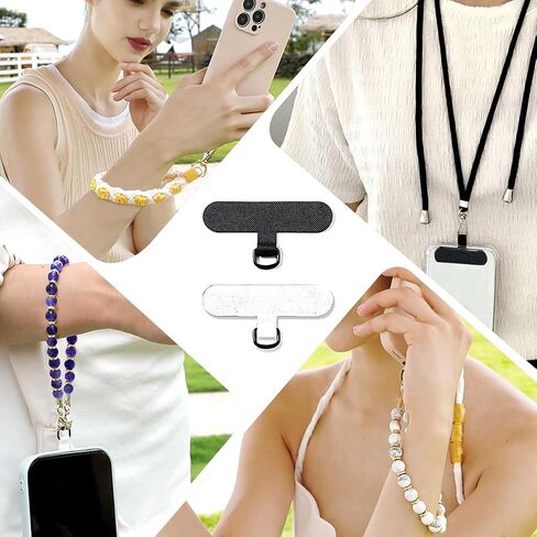 Phone Tether Tab, Cell Phone Lanyard Patch, iPhone Strap Connector for Full Phone Case, Cellphone Accessories in Saudi Arabia