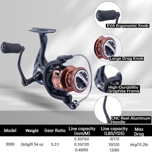 غوتور قضيب الصيد والكراهية مجموعات الصيد-عمود الصيد القطب غزل السحر مع حقيبة الناقل ، مجموعة صيد الصيد تلسكوبي للسفر للمياه المالحة العذبة الصيد الأسماك هدية هدية in Kuwait