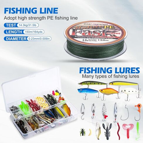 غوتور قضيب الصيد والكراهية مجموعات الصيد-عمود الصيد القطب غزل السحر مع حقيبة الناقل ، مجموعة صيد الصيد تلسكوبي للسفر للمياه المالحة العذبة الصيد الأسماك هدية هدية in Kuwait