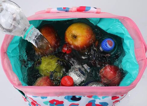 حقائب ظهر للظهر برودة Women Leak Leak Proof Propack Pass Cooler Bass خفيفة الوزن على ظهر الغداء الناعم مع مقصورة أكثر برودة ، وبرودة نبيذ للتخييم ، 24 علبة ....... (Leopard-D) in Kuwait