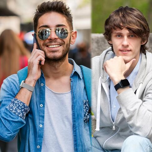 Magnetic Mesh Meshe Metal متوافق مع Apple Watch Band 49mm 46mm 45mm 44mm 42mm 41mm 41mm 40mm 38mm Men and Women ، استبدال حلقة الصلب غير القابل للصدأ للاشتراكات Iwatch Bands Ultra Series 10 9 8 7 SE 6 5 4 3 2 1 in Saudi Arabia