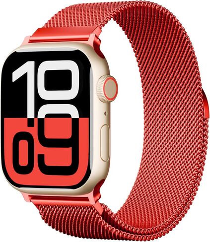 Magnetic Mesh Meshe Metal متوافق مع Apple Watch Band 49mm 46mm 45mm 44mm 42mm 41mm 41mm 40mm 38mm Men and Women ، استبدال حلقة الصلب غير القابل للصدأ للاشتراكات Iwatch Bands Ultra Series 10 9 8 7 SE 6 5 4 3 2 1 in Saudi Arabia
