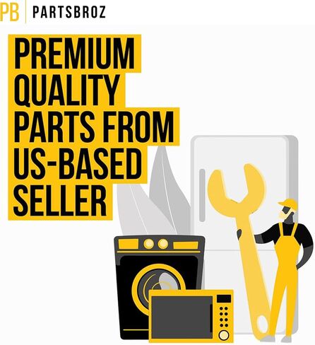 Partsbroz W11724411 دعم GRILL - متوافق مع Whirlpool Maytag Kitchenaid Jenn -aire Amana Range - يحل محل AP7226749 W10909479 W10120232 W10288008 PS17629632 - يضمن التسخين وحتى التدفئة in Kuwait