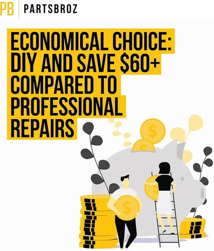 Partsbroz W11724411 دعم GRILL - متوافق مع Whirlpool Maytag Kitchenaid Jenn -aire Amana Range - يحل محل AP7226749 W10909479 W10120232 W10288008 PS17629632 - يضمن التسخين وحتى التدفئة in Kuwait