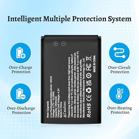 Shenmz 2500mAh 160240 بطارية بديلة لـ Steelseries Arctis Pro Wireless ، Siberia 800 ، Siberia 840 ، 61298RX Headets ، H Wireless Gaming Headset Backup 2Pack in Kuwait