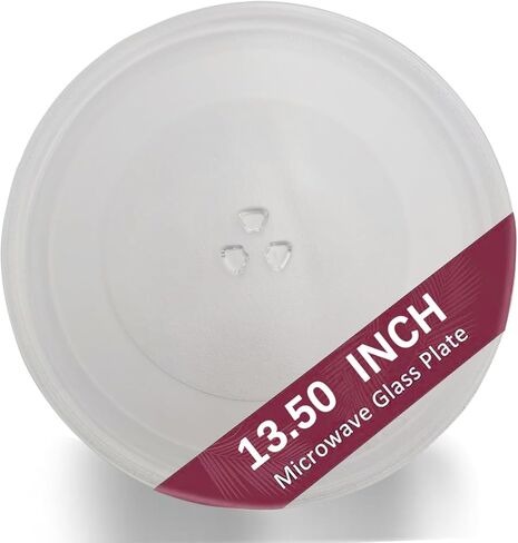 لوحة زجاجية ميكروويف 13.5 بوصة 34.3 سم لوحة ميكروويف متوافقة مع LG ، GE ، Magic Chef ، Whirlpool W10531726 Microwave Plater in Kuwait