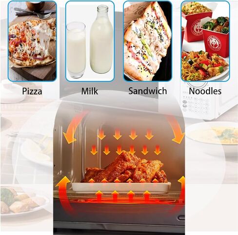 لوحة زجاجية ميكروويف 13.5 بوصة 34.3 سم لوحة ميكروويف متوافقة مع LG ، GE ، Magic Chef ، Whirlpool W10531726 Microwave Plater in Kuwait