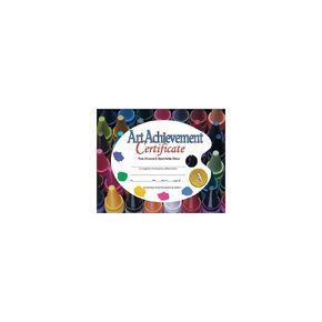 Hayes Art Achievement Certificate Style A, 8-1/2 x 11 Inches, Pack of 30