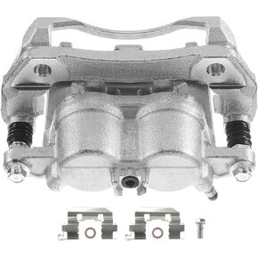 YHTAUTO الفرجار الفرامل القرص الأمامي مع استبدال قوس ل2007-2016 CR-V CRV CR V، 2005-2010 أوديسي، 2007-2012 RDX، Crosstour، Accord Crosstour، مجموعة مجموعة فرجار الركاب الأمامي من 2