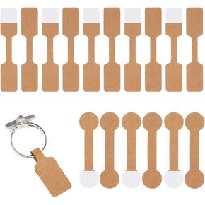 800Pcs Self-Adhesive Jewelry Price Tags Stickers, Cable Labels Rectangle and Round Jewelry Labels Paper Stickers Pendant Labels for Bracelets, Necklaces, Earrings Price Identify Label(White)