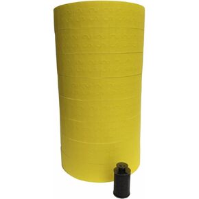 Labels for 1131 Monarch Labels Gun Yellow Labels , 8 Rolls, 20,000 Labels