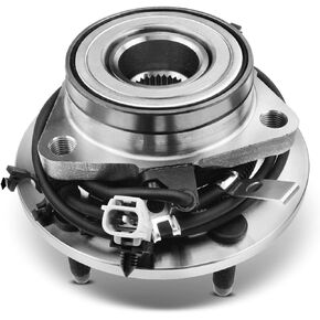A-Premium Front Left Wheel Bearing and Hub Assembly with ABS & 5-Lug Compatible with Dodge Ram 1500 1997 1998 1999, 4WD & 4-Wheel ABS Only