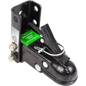 2-5/16 Inch Adjustable Cast Trailer Coupler 15000lbs with Channel and 3 Position Channel and Fasteners