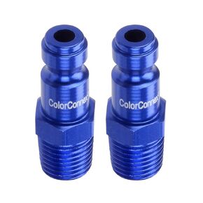 Plug (2-Pack), Automotive Type C, 1/4" MNPT, Blue - A72440C-2PK