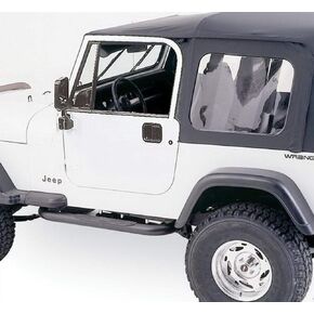 RAMPAGE PRODUCTS Rampage Complete Soft Top | Vinyl, Black Diamond Color with Tinted Windows, includes Frame & Hardware | 68035 | Fits 1976 - 1995 Jeep Wrangler & CJ7, with Full Steel Doors
