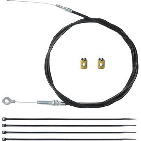 71 Inch Throttle Cable Ends Kit for Manco Dingo ASW 8252-1390 American Sportworks Kandi Yerf Dog Go Kart Cart Golf Cart Predator 196cc 212cc 5.5hp 6.5hp GX160 GX200 Engine Accelerator Parts
