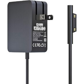Surface Go Charger,Surface Go Power Supply Adapter 24W 15V 1.6A Charger for Surface Go 3/2/1 Surface Pro 4 Core m3 Surface Pro 3 Core m3 Surface Pro 5 Core m3 Tablet Surface Laptop Core m3 Travel Case