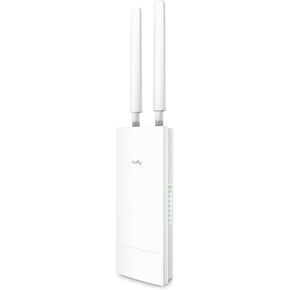 Cudy Unlocked Outdoor 4G LTE Cat 4 Modem Router with SIM Card Slot, AC1200 WiFi, EC25, IP65, Detachable Antennas, Passive PoE Adapter Included, Pole or Wall mounting, DDNS, VPN, LT500 Outdoor