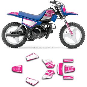 Kungfu Graphics Decal Kit for PW 50 PW50 piwi 50, Black, YMPW5096N004-B-KO