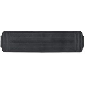 Motor Trend Rear Seat Runner, Rubber Floor Mat Liner for 2nd or 3rd Row Car SUV Van, Durable Heavy Duty Polymerized Latex Full Interior Protection, Beige