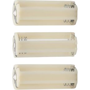 Fielect 2Pcs AAA Battery Holder Adapter Black Cylindrical Battery Storage Case Holder for AAA Batteries Flashlight Torch in Kuwait