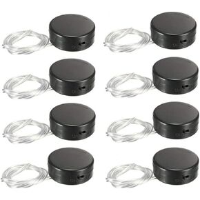 CR2032 Battery Holder Wire Lead Type 6V CR2032 Coin Cell Button Plastic Battery Holder Case with On/Off Switch Pack of 8