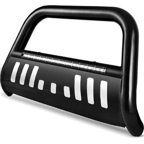 AUTOSAVER88 Bull Bar with LED Light Bar Compatible for 09-18 Dodge RAM 1500/2019-2023 RAM 1500 Classic(Exl Rebel Sport) 3" Tubing Front Grille Brush Push Bumper Guard Include Skid Plate Light Mount