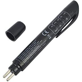 جهاز اختبار سائل الفرامل، محلل رطوبة الزيت السائل الهيدروليكي مع 5 مؤشرات LED لفحص جودة الزيت، أداة اختبار تشخيص الفرامل التلقائي لـ DOT3 / DOT4 / DOT5 in Kuwait